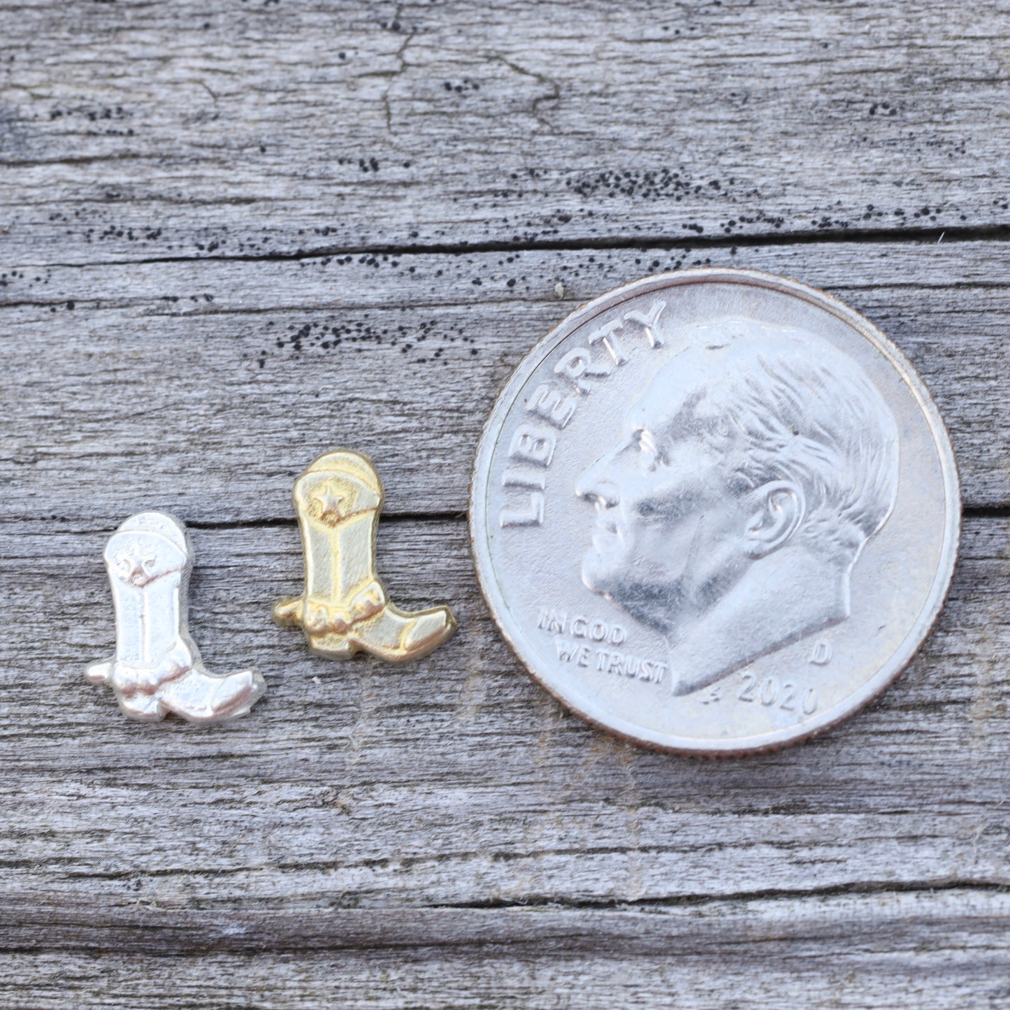 SALE Cowboy Boots Accent Charm Embellishments for Soldering or Jewelry Making