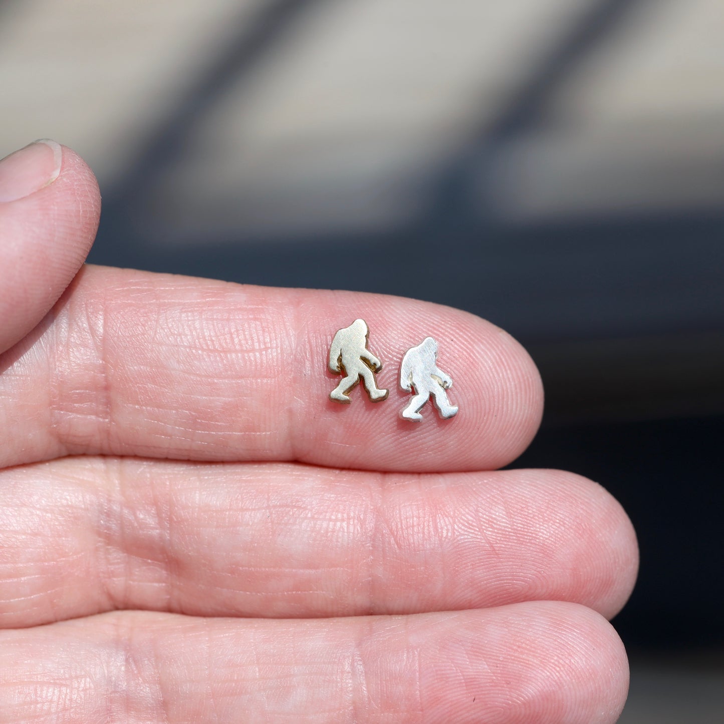 SALE Bigfoot Sasquatch Accent Charm Embellishments for Soldering or Jewelry Making