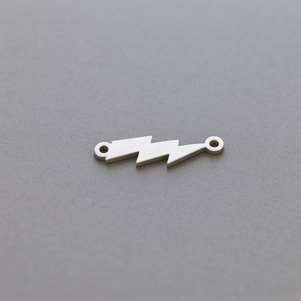 Lightning Bolt Connector Charm