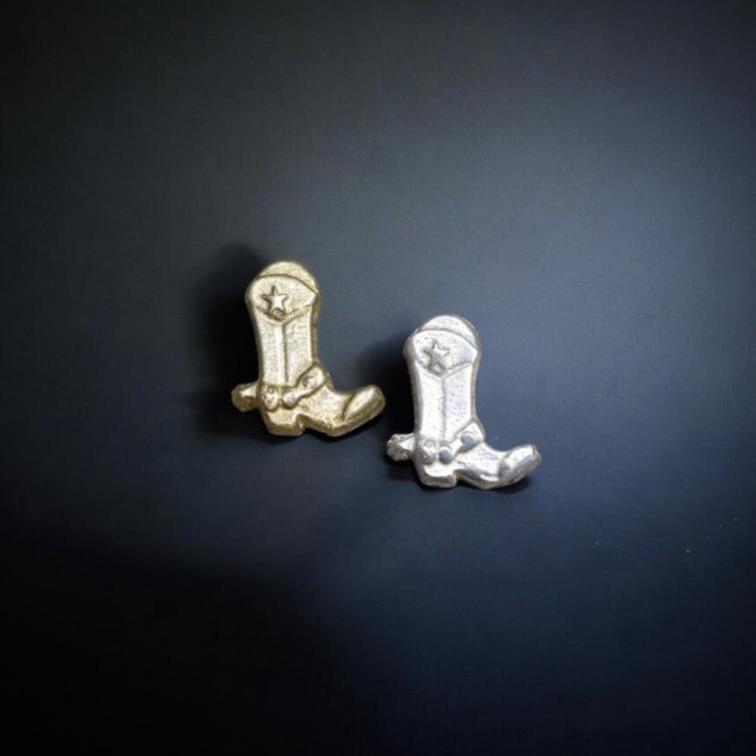 SALE Cowboy Boots Accent Charm Embellishments for Soldering or Jewelry Making