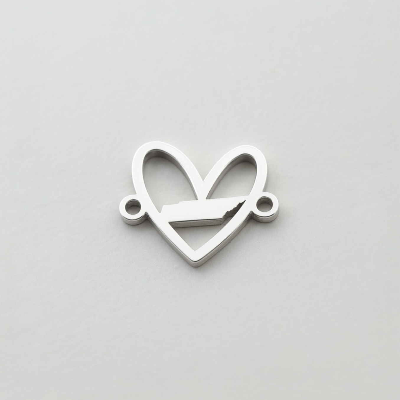 Tennessee Heart State Connector Charm