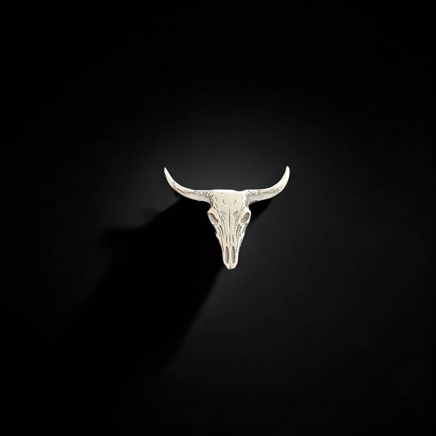 Longhorn Sterling Silver Embellishments for Jewelry Making & Soldering, Western Detailed Accent Components, Cowboy Craft Supplies