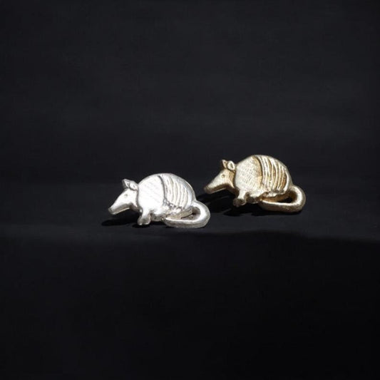 Armadillo Accent Embellishments in Sterling Silver or Brass - Soldering and Jewelry Making Components
