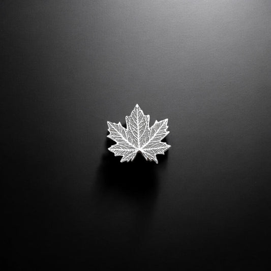 Maple Leaf Accent Embellishments in Sterling Silver Soldering and Jewelry Making Components - Solderable Decorative Charm