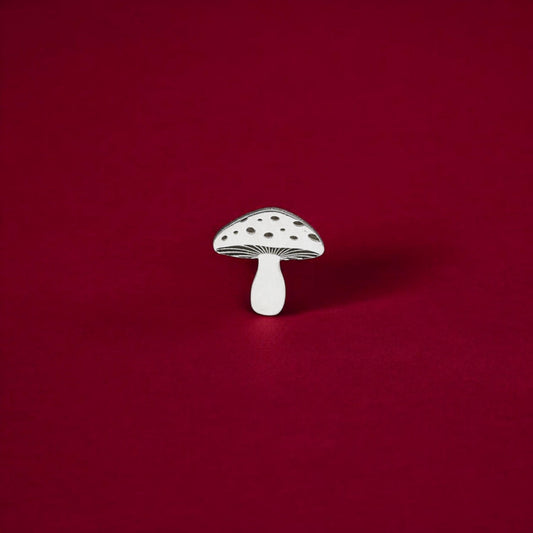 Mushroom Jewelry Charm Detailed Accent Embellishments in Sterling Silver Soldering and Jewelry Making Components