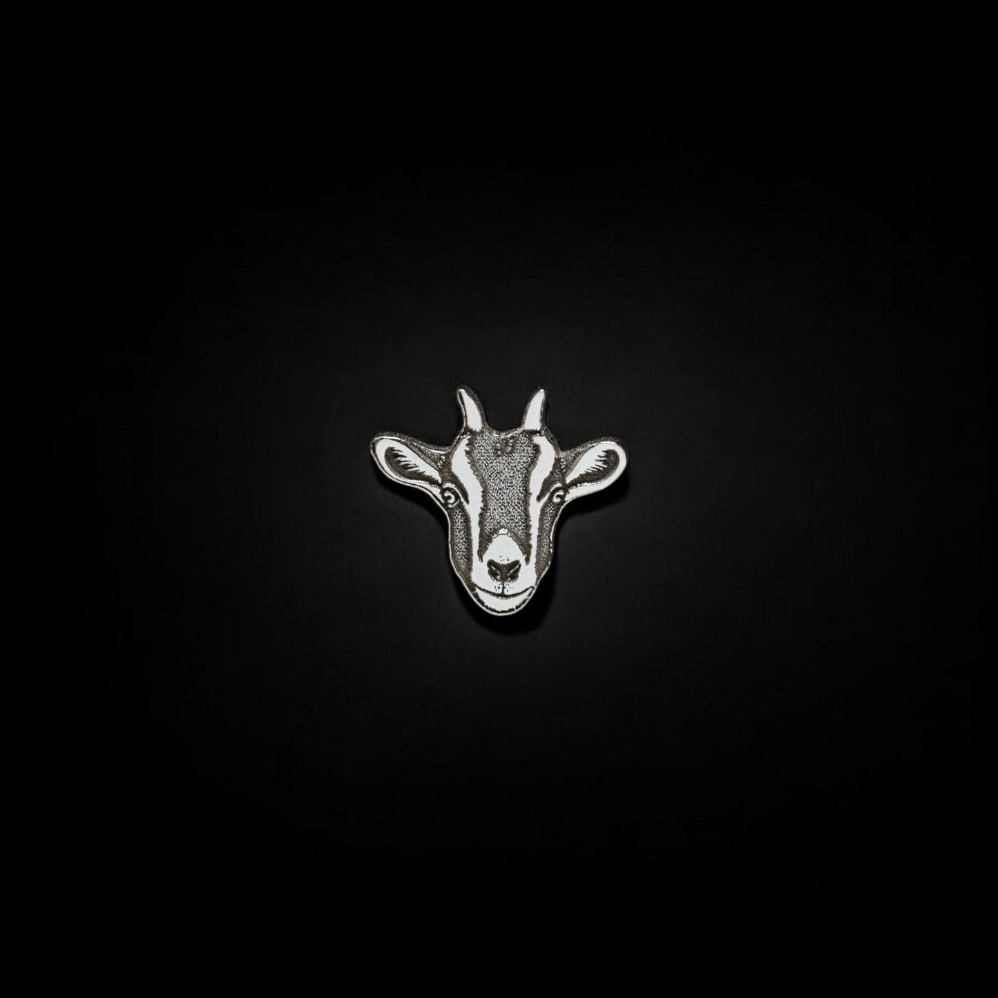 Goat Detailed Accent Soderable Charm in Sterling Silver - Jewelry Making Components - Farm Animal