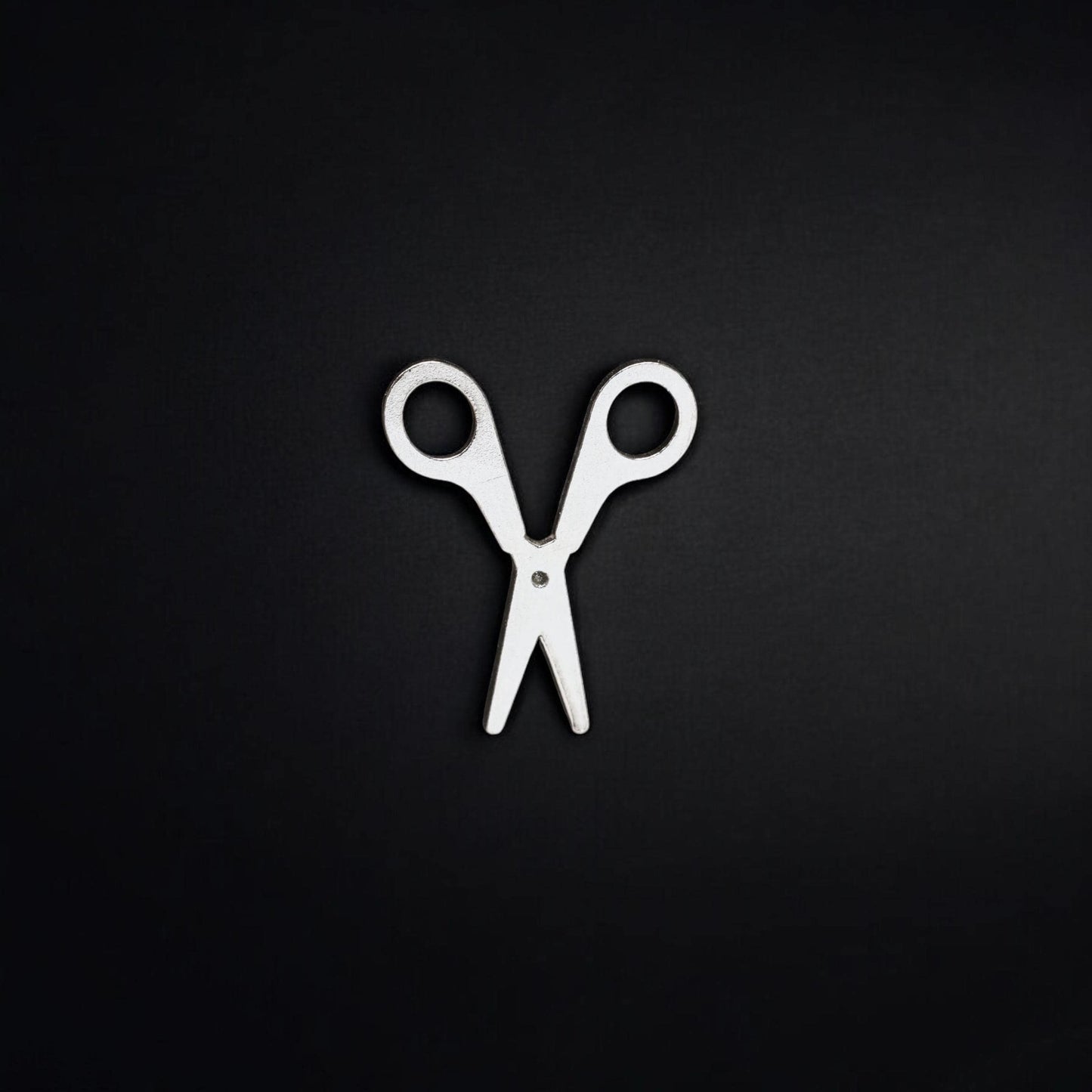 Sterling Silver Scissors Accent Charm • Solderable Jewelry Embellishment • Craft Hobby Accent • Sterling Silver Findings