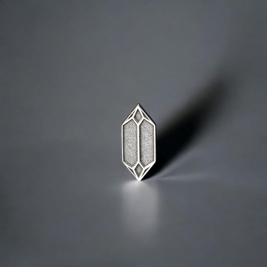 Sterling Silver Crystal Accent Charm • Solderable Jewelry Embellishment • Gemstone Style Component • Sterling Silver Findings