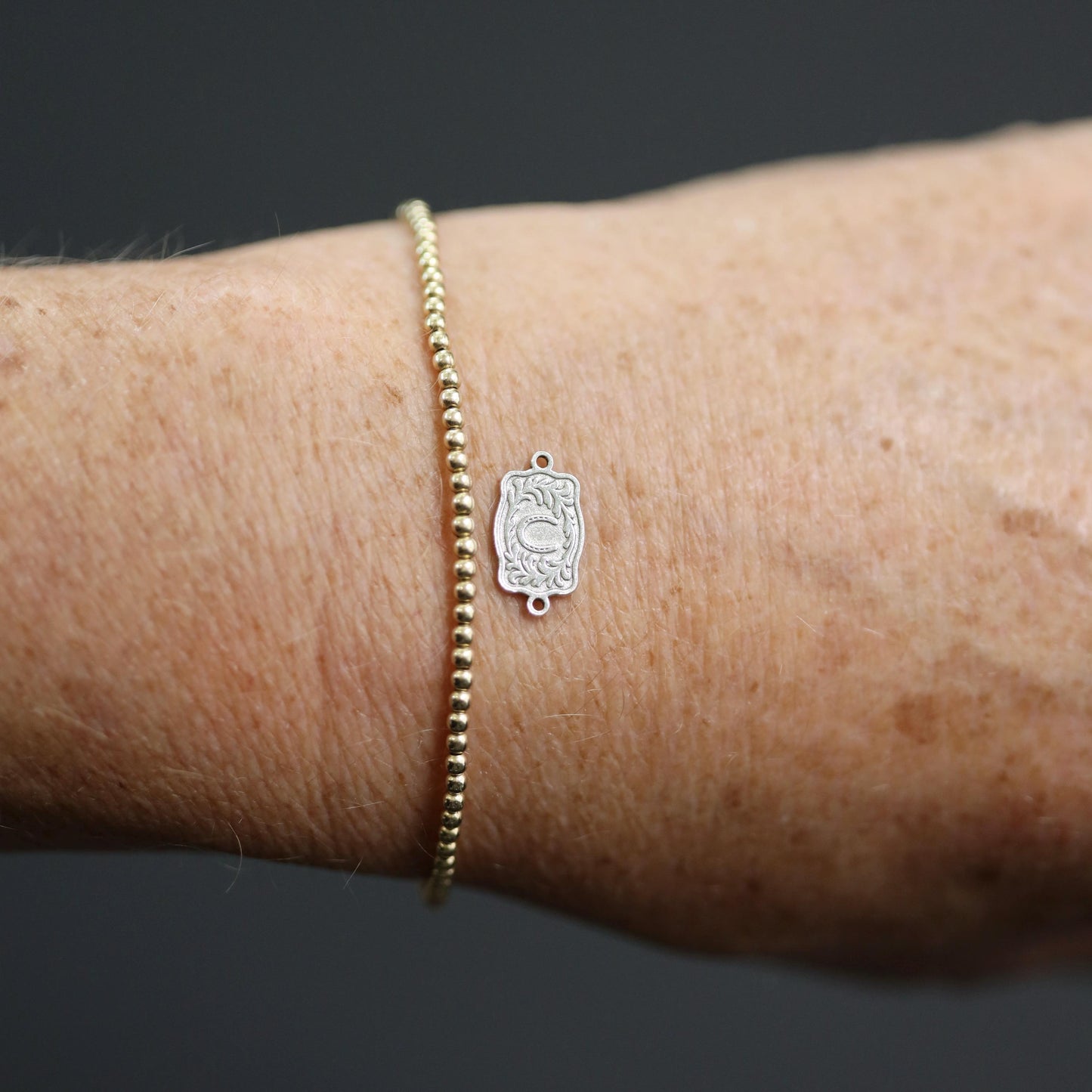 Sterling Silver Horseshoe Belt Buckle Connector Charm Western Jewelry Supplies Lucky Pendant Link Sterling Silver Findings