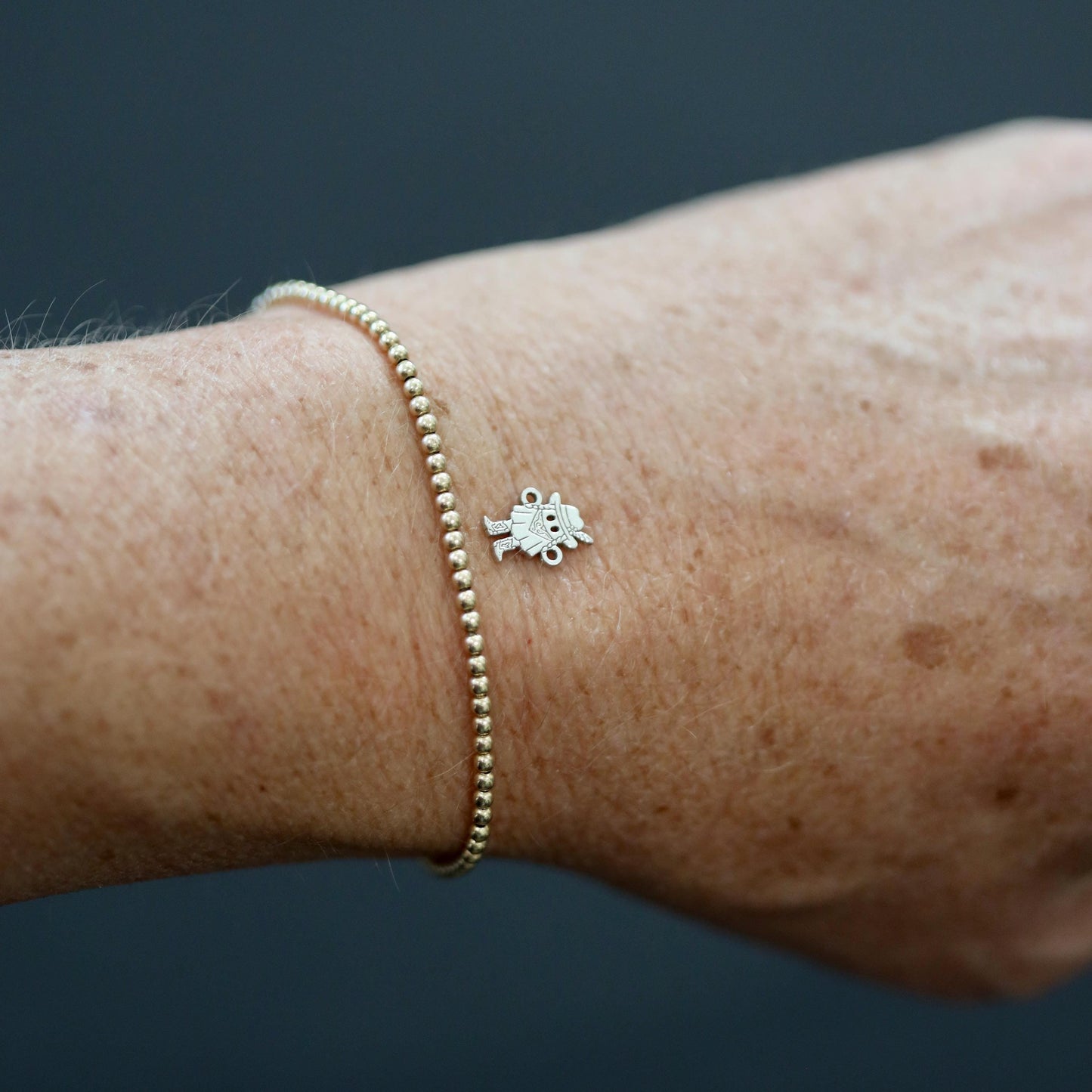 Sterling Silver Cowgirl Ghost Connector • Western Halloween Charm • 7.9x9.9mm • Laser Ready • Spooky DIY Jewelry Supply