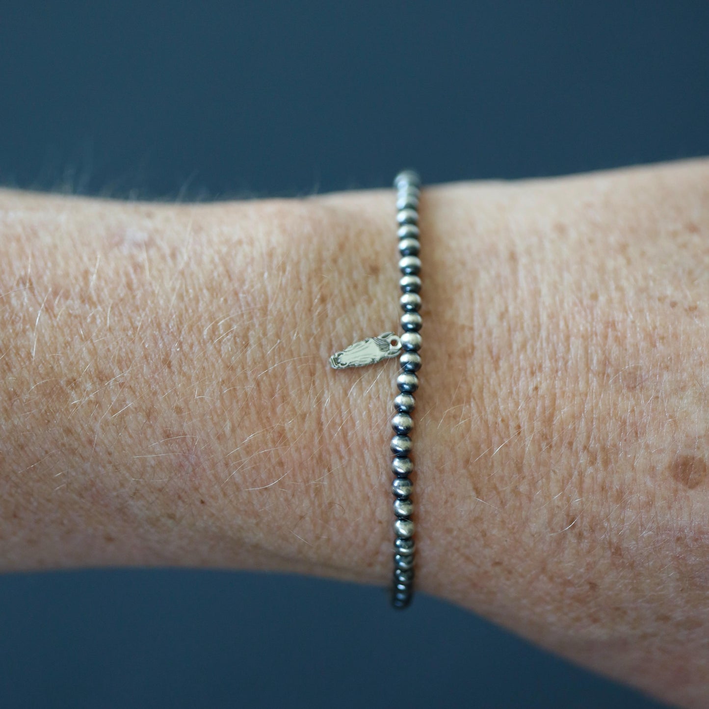 Sterling Silver Horse Face Dangle Charm • Equestrian Jewelry Supply • Farm Animal Charm • DIY Necklace or Bracelet