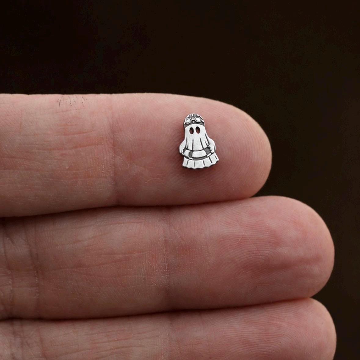 Swimming Ghost Charm, Connector & Accent