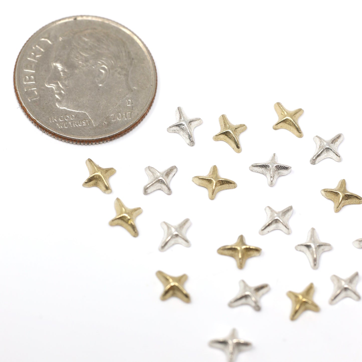 Star Accent Charm Embellishments for Soldering or Jewelry Making