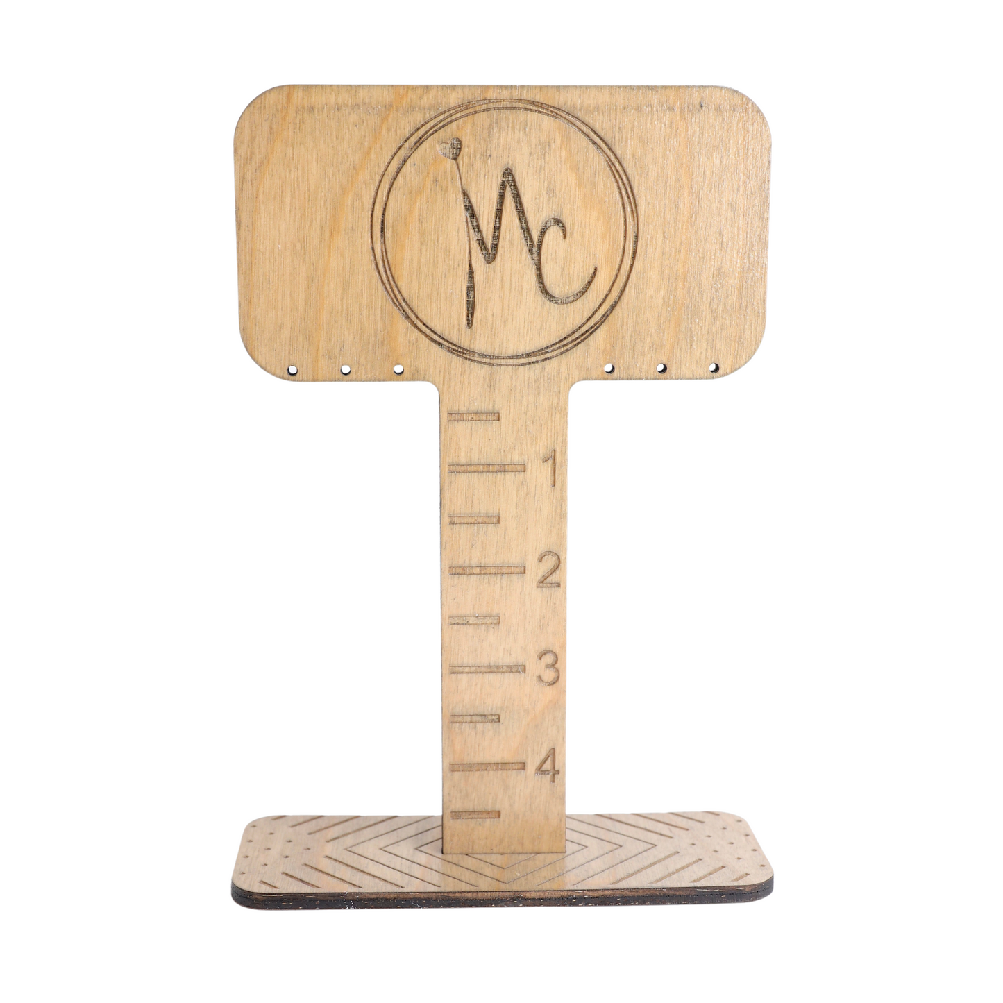 The Custom Logo Jewelry Stand with Ruler