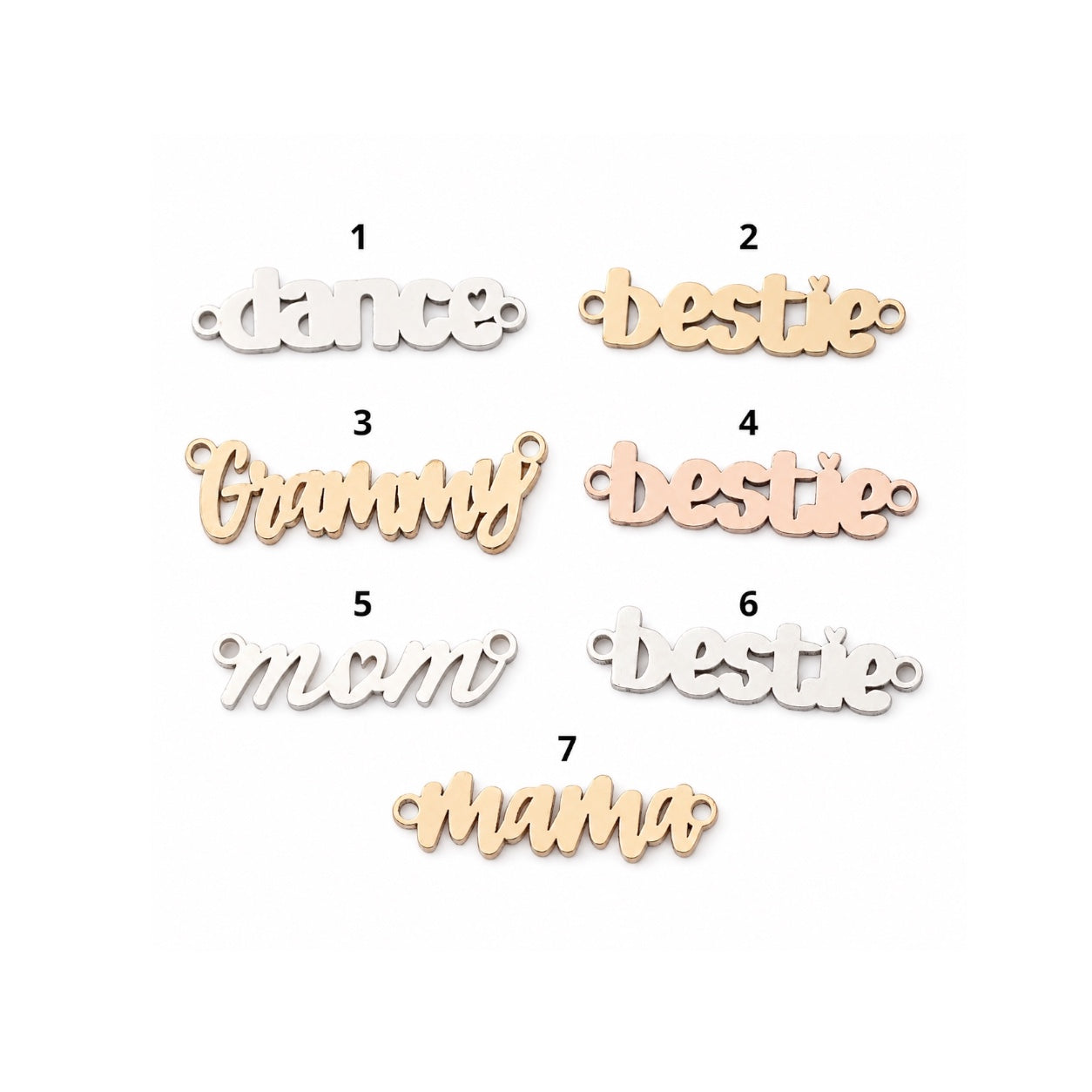 Word or Name Charm Destash Mega Sale!