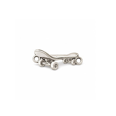 Skateboard Deck Connector Charm Sterling Silver Jewelry Findings