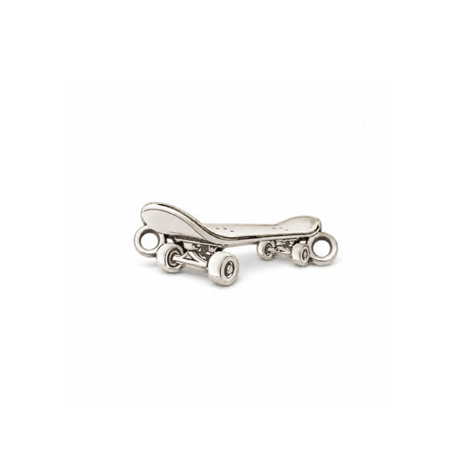 Skateboard Connector Charm Sterling Silver Jewelry Findings