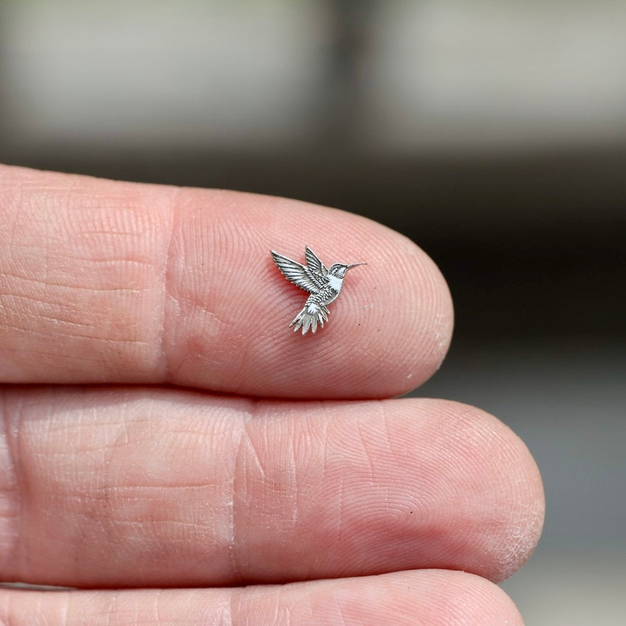 Hummingbird Charm Embellishments for Soldering or Jewelry Making