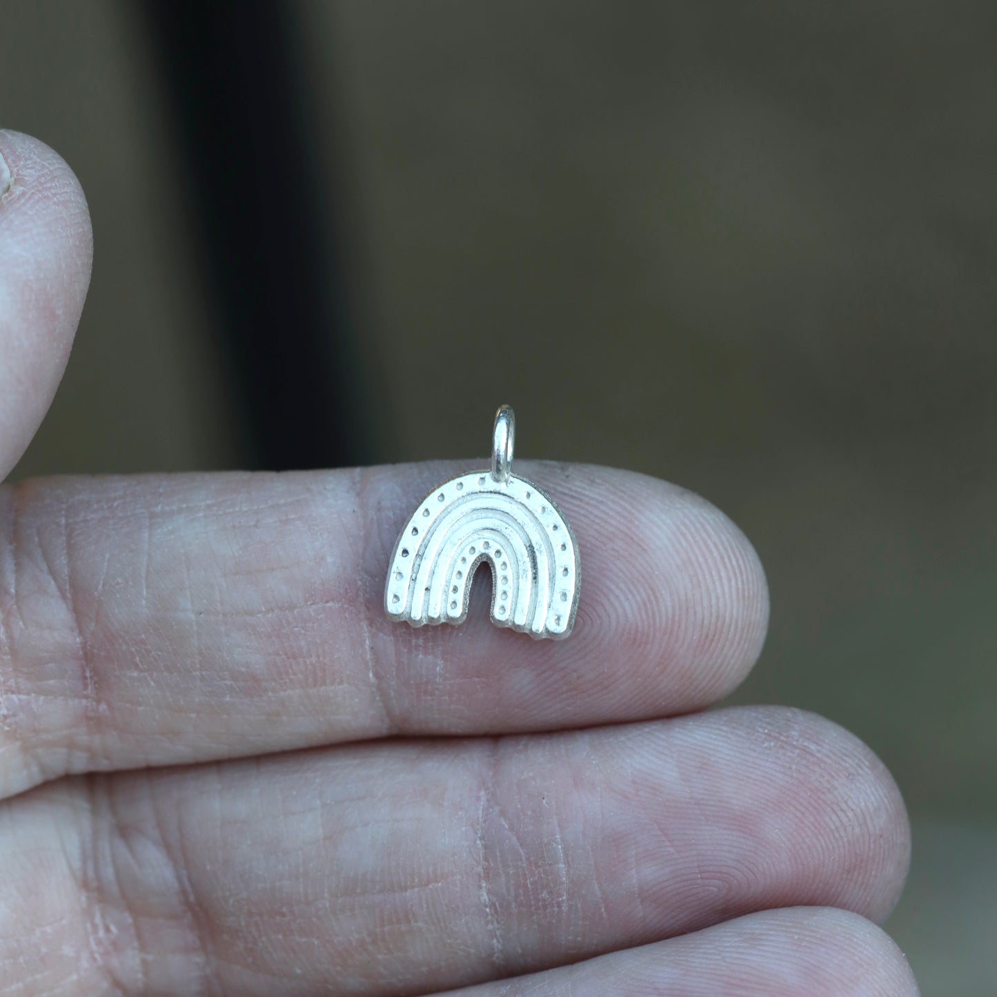 SALE Bohemian Rainbow Pendant for Jewelry Making