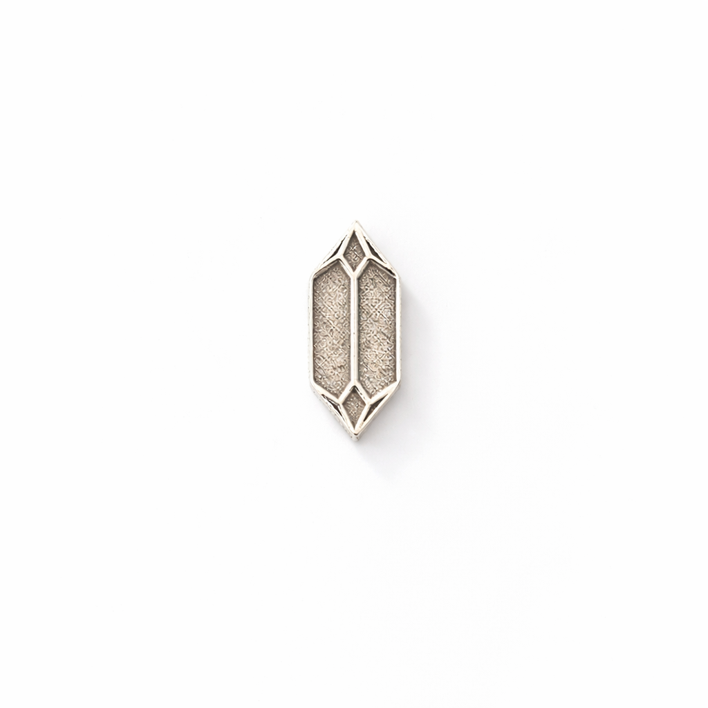 Crystal Accent Charm Solderable Jewelry Embellishment Gemstone Style Component Sterling Silver Findings