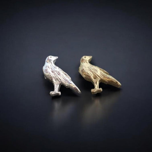 SALE Raven Bird Accent Charm Embellishments for Soldering or Jewelry Making