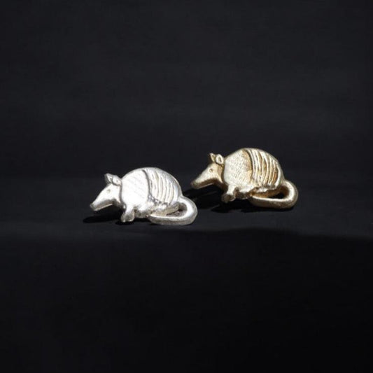 SALE Armadillo Accent Charm Findings & Embellishments for Soldering DIY Jewelry Making in Sterling Silver