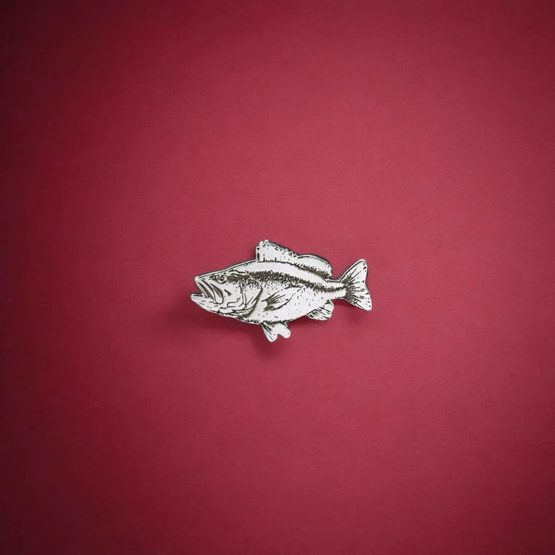 Large Mouth Bass Fish Accent Charm Embellishments for Soldering DIY Jewelry Making