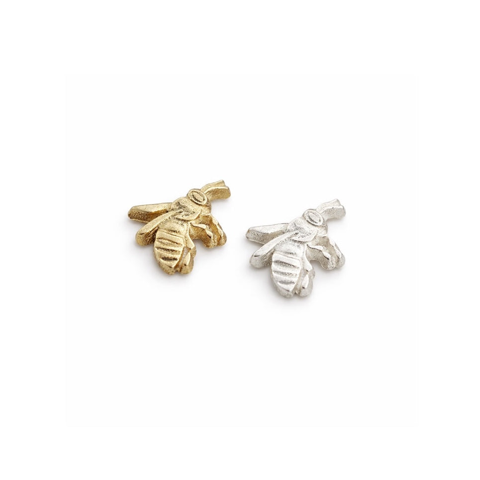 Honeybee Tiny Accent Embellishment Cast in Sterling Silver or Brass Soldering and Jewelry Making Components