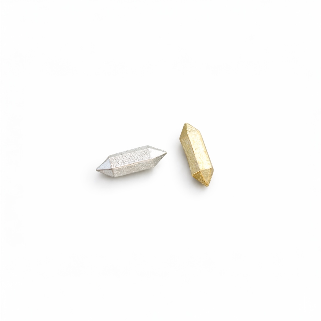 Crystal Accent Embellishment Cast in Sterling Silver or Brass Soldering and Jewelry Making Components