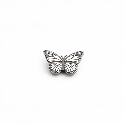 Butterfly Accent Charm Sterling Silver Solderable Embellishment for Jewelry Making Tiny Nature-Inspired