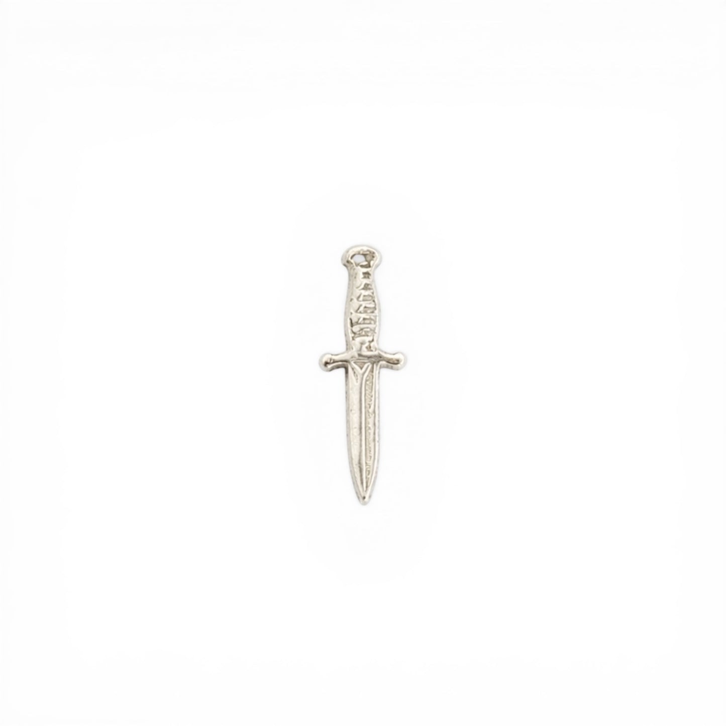 Tiny Dagger Accent Charm Solderable Jewelry Embellishment Sword Accent Component Sterling Silver Findings