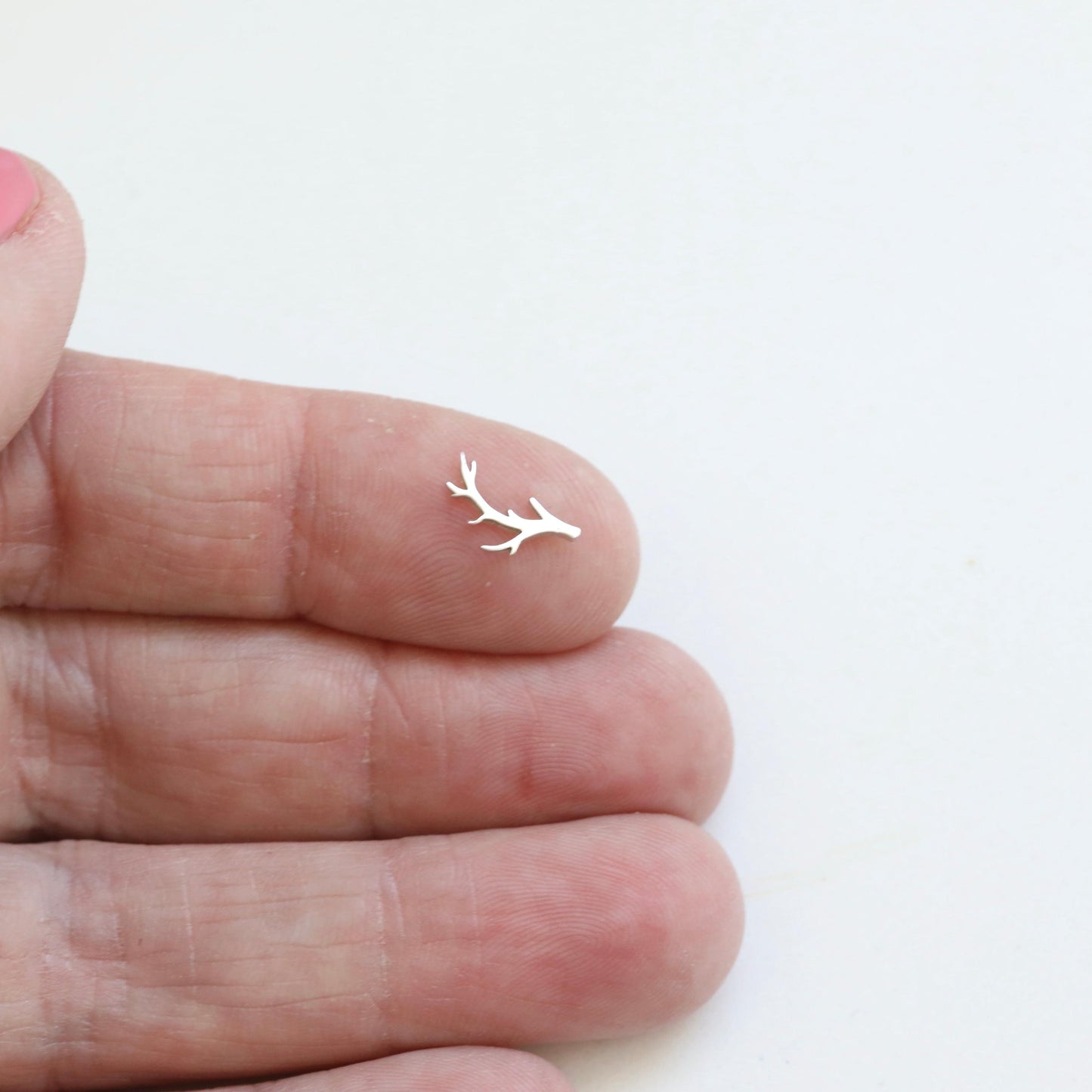 Antler Accent Embellishments in Sterling Silver Soldering and Jewelry Making Components