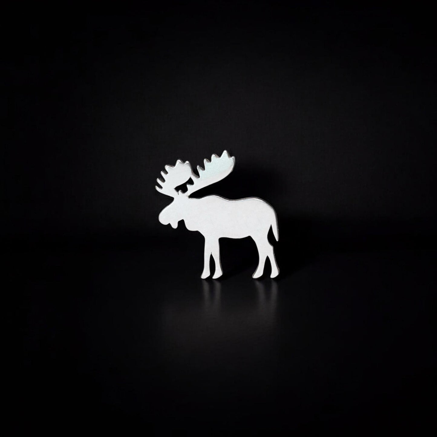 Moose Accent Charm Solderable Jewelry Embellishment Wildlife Accent Component Sterling Silver Findings