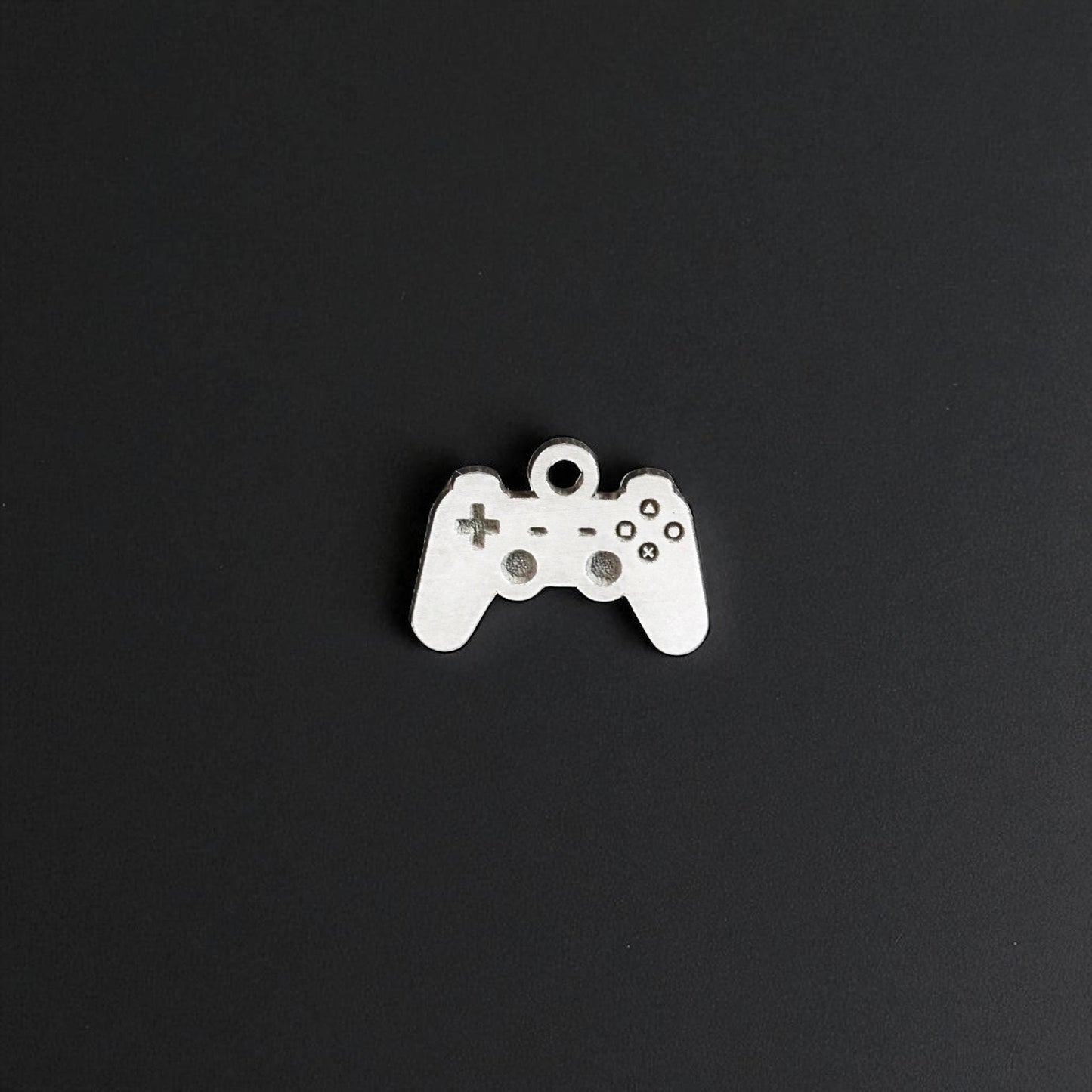 Sterling Silver Video Game Controller Dangle Charm • Gamer Jewelry Supply • Geeky DIY Charm • Fun Necklace or Bracelet Connector
