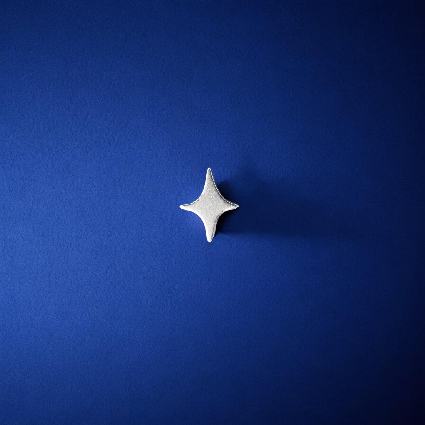 Tiny 4 Point Star Charm Sterling Silver Solderable Jewelry Embellishment Celestial Accent Component