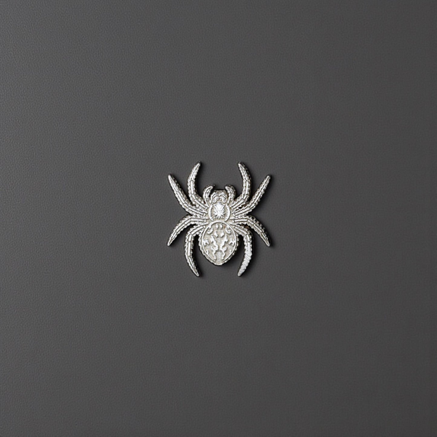 Sterling Silver Spider Accent Charm • Solderable Embellishment • Halloween Jewelry Component • Creepy Crawler Charm • Gothic Jewelry Supply