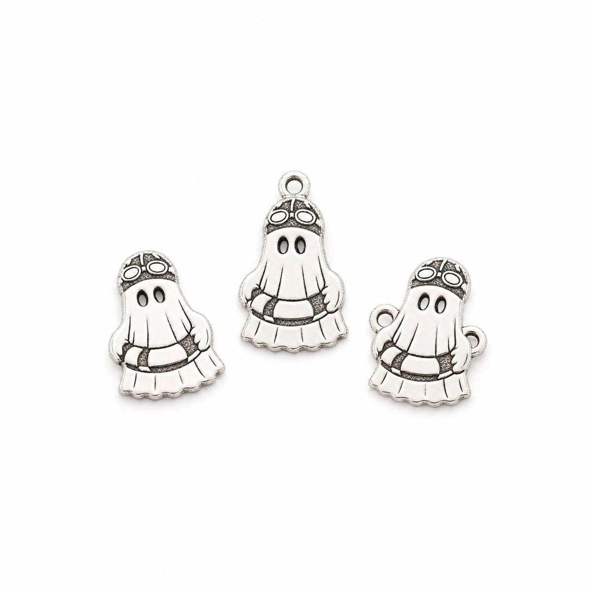 Swimming Ghost Charm, Connector & Accent