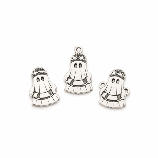 Swimming Ghost Charm, Connector & Accent