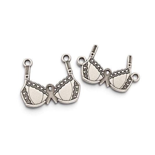 Breast Cancer Awareness Bra Charm and Connector
