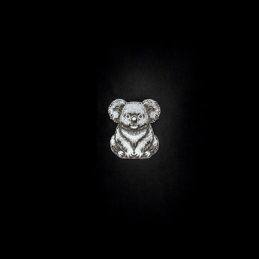 Koala Accent Charm Findings & Embellishments for Soldering or Jewelry Making in Sterling Silver