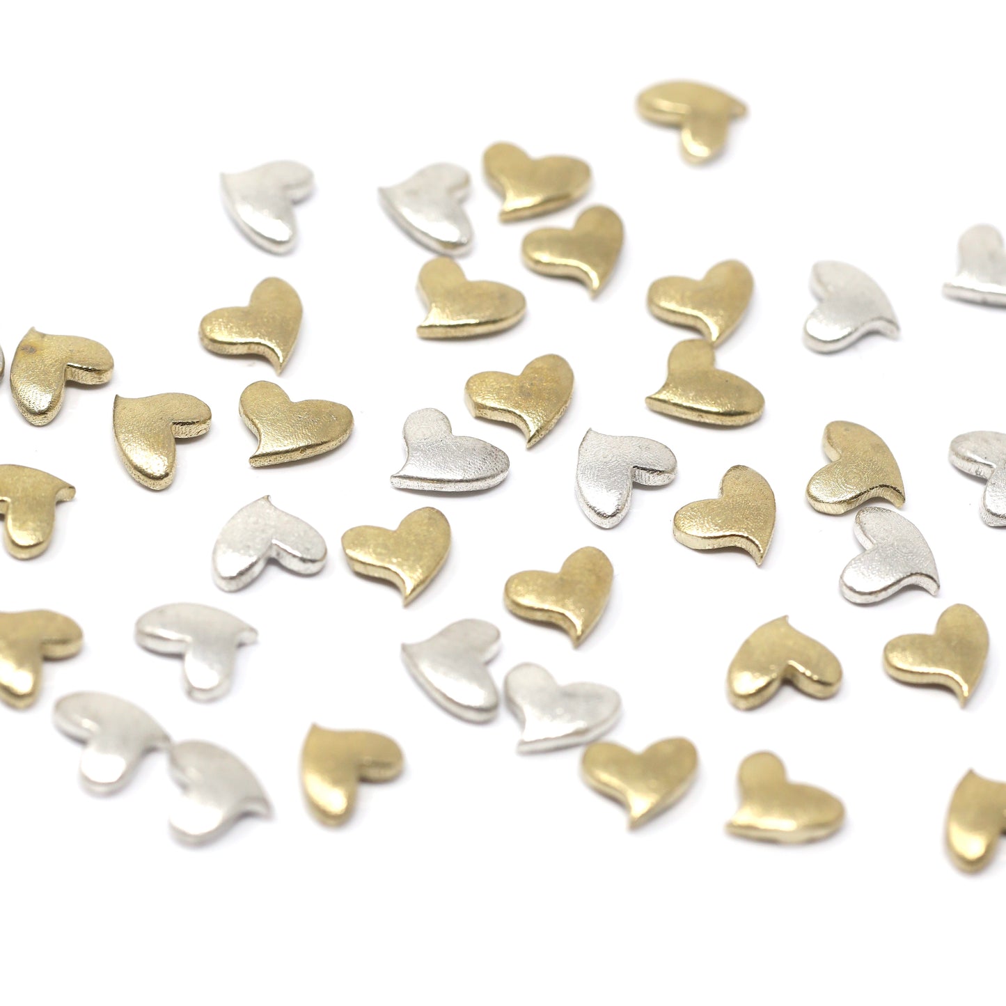 SALE Whimsy Heart Accent Charm Embellishments for Soldering or Jewelry Making