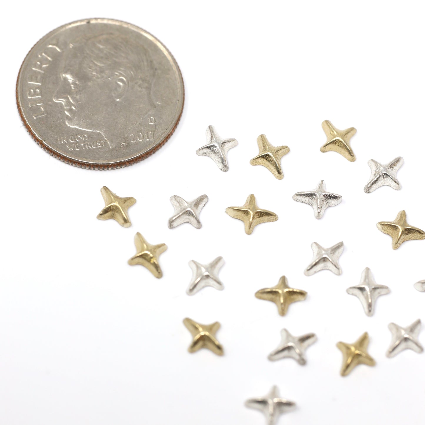 SALE Star Accent Charm Embellishments for Soldering or Jewelry Making