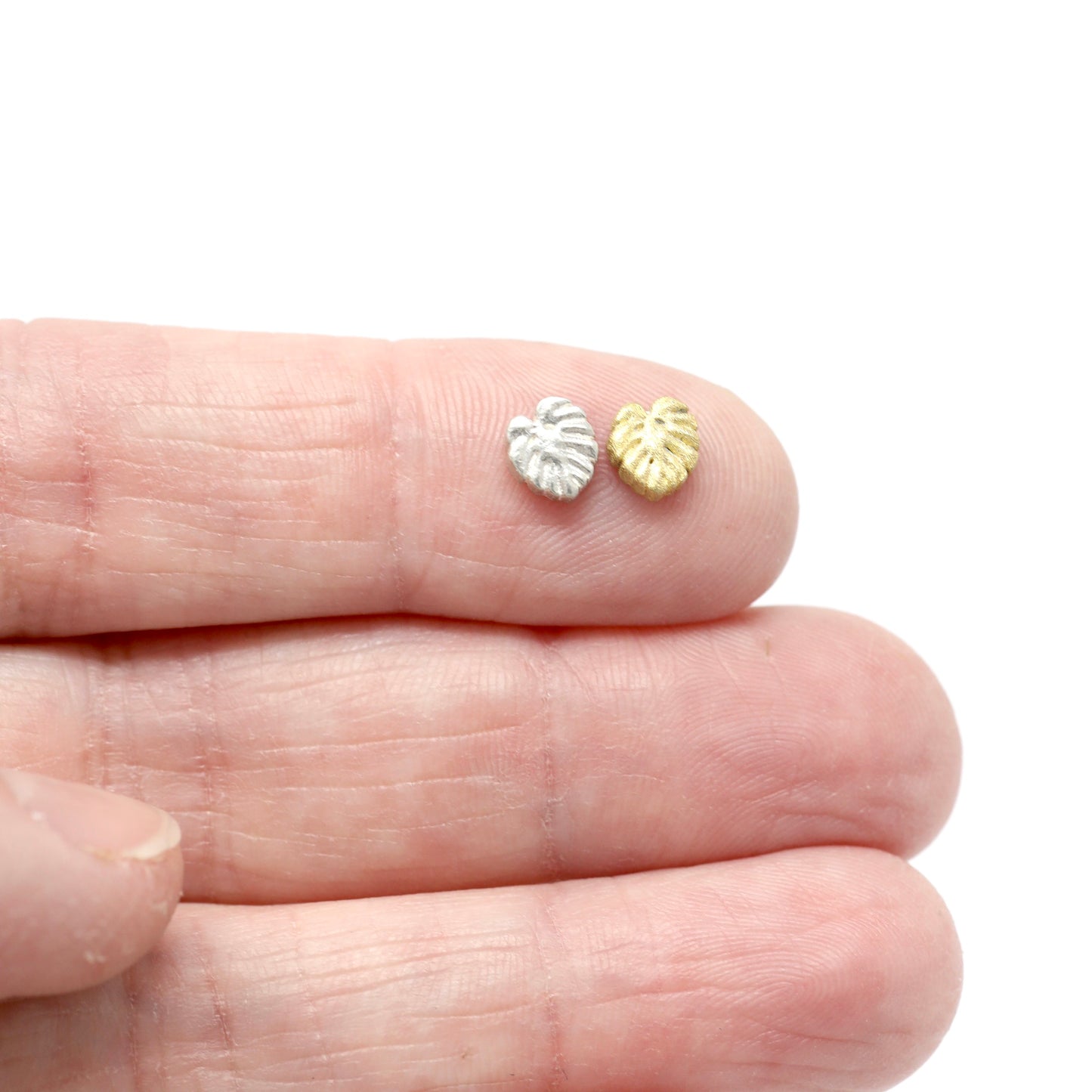 SALE Monstera Leaf Accent Charm Embellishments for Soldering or Jewelry Making